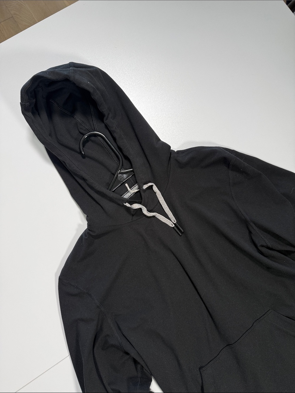 lululemon athletica Black Hoodie with Contrast Drawstrings - Picture 2 of 4